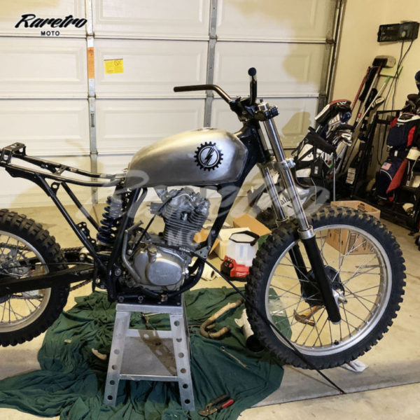 RARETRO MOTO CUSTOM CHAMP FUEL TANK HONDA XR XR250 XR125 XR200 XR250 CAFE RACER SCRAMBLER PROJECT