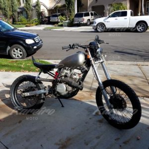 RARETRO MOTO TORPEDO FUEL GAS TANK HONDA XR XR125 XR250 XR150 XR200 XR150 SCRAMBLER PROJECT