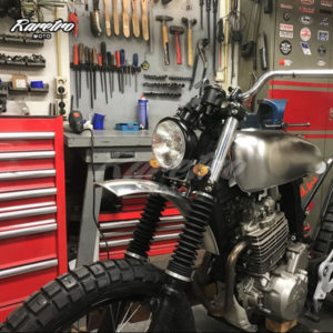 RARETRO MOTO CUSTOM RACER FUEL TANK HONDA SLR SLR650 SCRAMBLER PROJECT