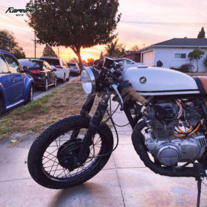 RARETRO MOTO CUSTOM GT FUEL TANK HONDA CB CB360 CAFE RACER PROJECT